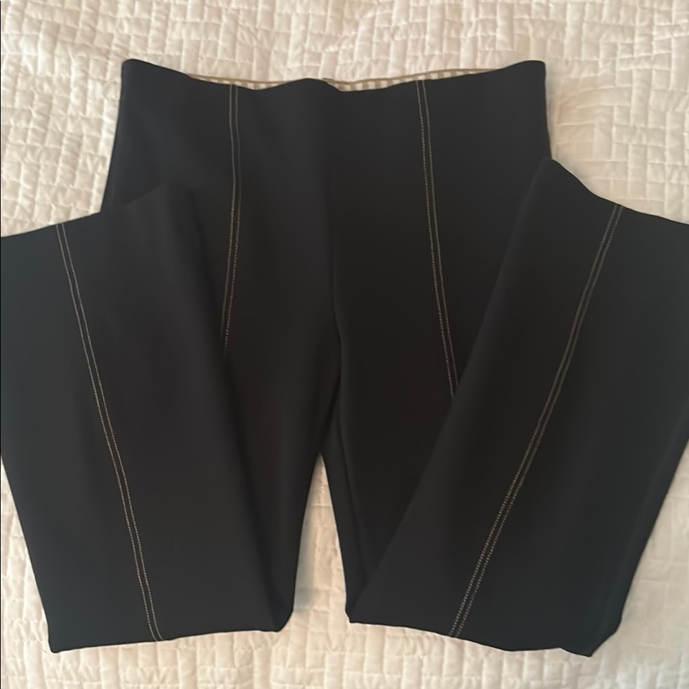 Anthropologie Essential Crop Flare Pants